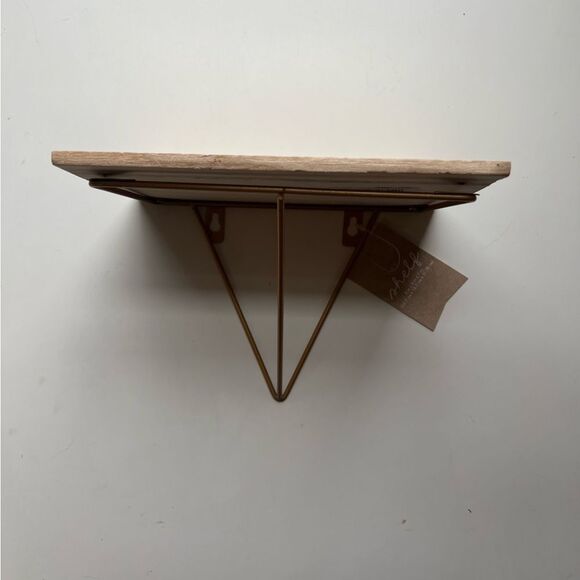 Geo Wooden Shelf Small Decoratir Shelf Home Decor - Picture 3 of 4